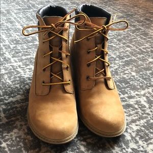 Timberland wedge booties